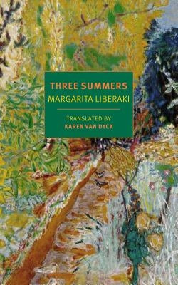 Cover image of "Three Summers" by New York Review of Books, featuring a vibrant, artistic book cover with colorful abstract design.