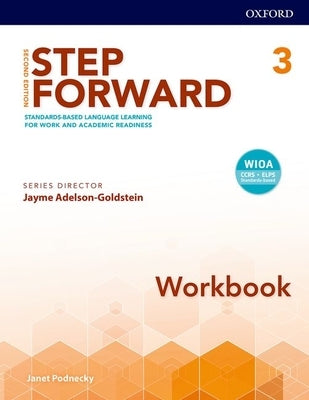 Paperback Step Forward 2e Level 3 Workbook by Oxford University Press, USA, featuring standards-based language learning exercises.