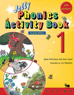 Jolly Phonics Activity Book 1: In Print Letters (American English Edition) Paperback Jolly Phonics