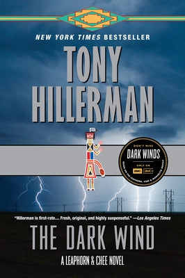 Paperback of The Dark Wind: A Leaphorn and Chee Novel by Harper Paperbacks, featuring the book cover with desert landscape and title text.
