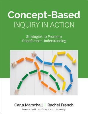 Book cover titled "Concept-Based Inquiry in Action" by Corwin Publishers, featuring educational strategies for fostering understanding.