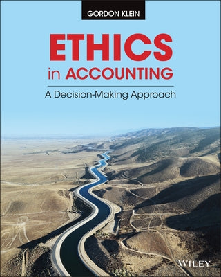 Paperback of Ethics in Accounting: A Decision-Making Approach by Wiley, featuring the book cover with title and author details.