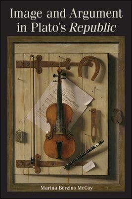 Paperback of "Image and Argument in Plato's Republic" from SUNY Press showing the book cover with title and author details.