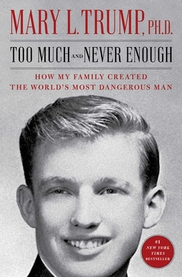 Paperback of "Too Much and Never Enough" by Simon & Schuster, featuring the book cover with title and author details.