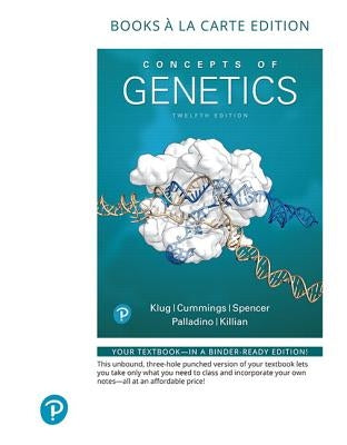 Concepts of Genetics by Klug, William