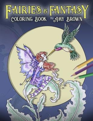 Fairies & Fantasy Coloring Book by Brown, Amy