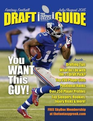Fantasy Football Draft Guide July/August 2015 Paperback Fantasy Greek