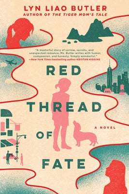 Red Thread of Fate paperback book by Berkley Books featuring a cover with intricate red thread design and mystical artwork.