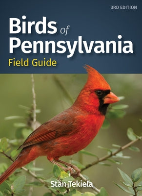 Paperback Birds of Pennsylvania Field Guide by Adventure Publications, featuring colorful bird illustrations on the cover.