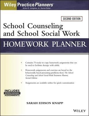 School Counseling and Social Work Homework Planner (W/ Download) Paperback Wiley
