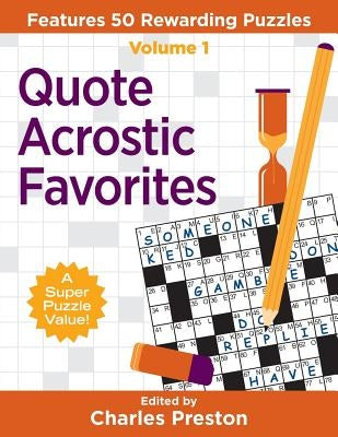 Quote Acrostic Favorites: Features 50 Rewarding Puzzles Paperback Aka Associates