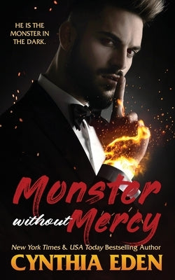 Paperback of "Monster Without Mercy" by Hocus Pocus Publishing, Inc., showing the book cover with dark, ominous artwork.