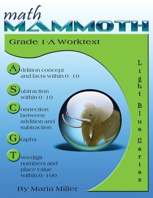 Math Mammoth Grade 1-A Worktext Paperback Math Mammoth