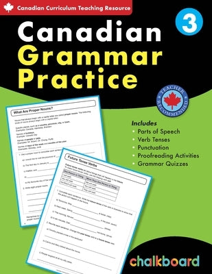 Canadian Grammar Practice 3 Paperback Chalkboard Publishing