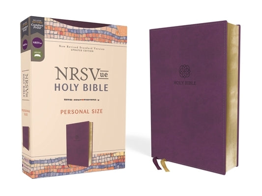 Nrsvue, Holy Bible, Personal Size, Leathersoft, Purple, Comfort Print by Zondervan