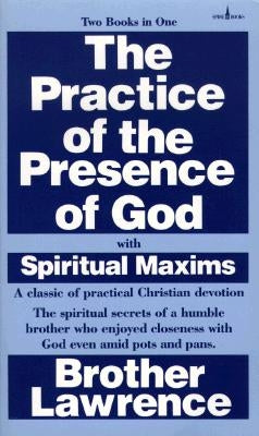 Paperback copy of "The Practice of the Presence of God with Spiritual Maxims" by Fleming H. Revell Company, showing the book cover.