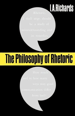 The Philosophy of Rhetoric Paperback Oxford University Press, USA