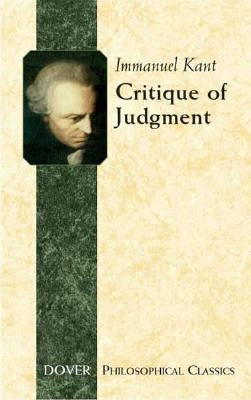 Critique of Judgment Dover Publications