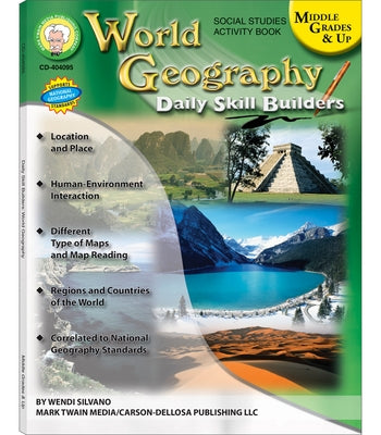 World Geography, Grades 6 - 12: Volume 7 Paperback Mark Twain Media