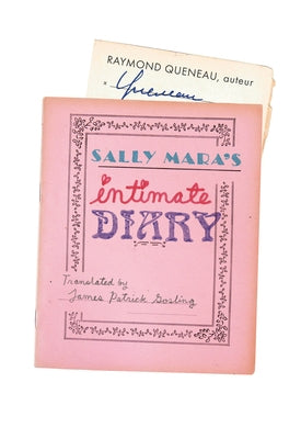Sally Mara's Intimate Diary Paperback Dalkey Archive Press