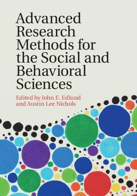 Paperback of Advanced Research Methods for the Social and Behavioral Sciences by Cambridge University Press, showing the book cover.