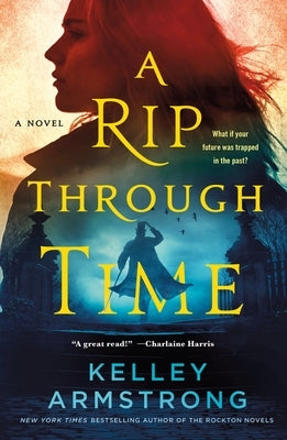 Paperback copy of "A Rip Through Time" by Minotaur Books, showing the book cover with dark and mysterious artwork.