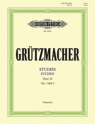 24 Studies Op. 38 for Cello, Vol. 1 by Grützmacher, Friedrich