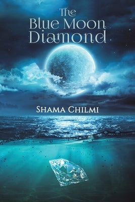 Paperback of The Blue Moon Diamond novel by Austin Macauley, featuring a cover with a mysterious blue diamond illustration.