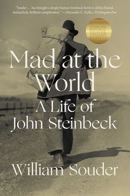 Paperback of Mad at the World: A Life of John Steinbeck by W. W. Norton & Company, featuring the book cover with title and author.