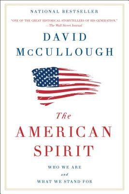 Paperback of "The American Spirit: Who We Are and What We Stand For" by Simon & Schuster, featuring the book cover with title and author name.