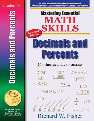 Mastering Essential Math Skills Decimals and Percents, 2nd Edition Paperback Math Essentials