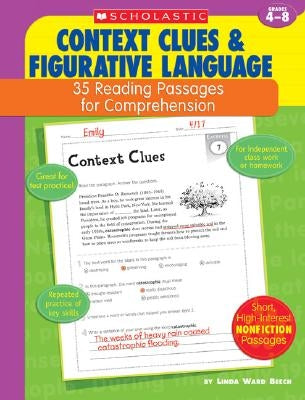 35 Reading Passages for Comprehension: Context Clues & Figurative Language: 35 Reading Passages for Comprehension by Beech, Linda Ward