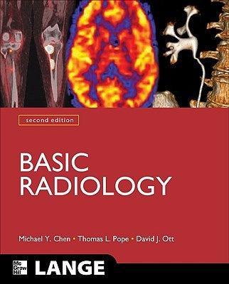 Basic Radiology paperback book by McGraw Hill Medical, featuring cover design with medical illustrations.