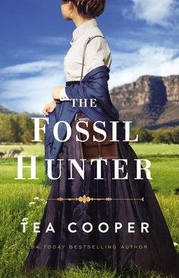 The Fossil Hunter paperback book by Harper Muse featuring a cover illustration of a fossil excavation scene.