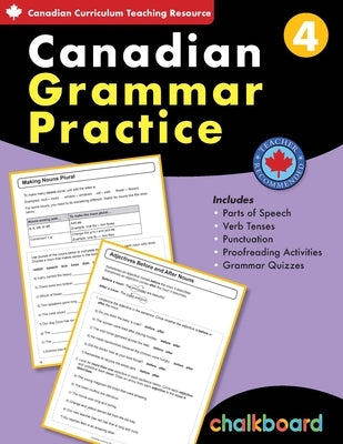 Canadian Grammar Practice 4 Paperback Chalkboard Publishing