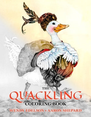 Paperback coloring book by Skyhook Press featuring grayscale folk tale illustrations for adults and children.