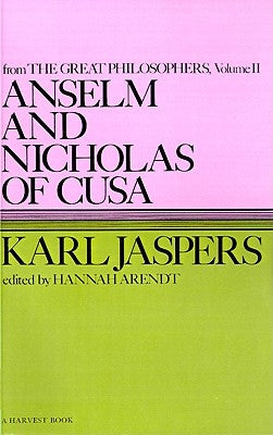 Anselm and Nicholas of Cusa Paperback Harper Perennial