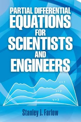 Book cover of "Partial Differential Equations for Scientists and Engineers" by Dover Publications, showing mathematical equations and title.