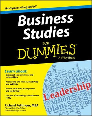 Business Studies for Dummies Paperback For Dummies