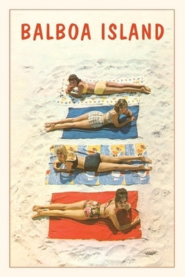 Vintage Journal Balboa Island Beach Bunnies Sunning Paperback Found Image Press