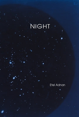 Paperback of "Night" by Nightboat Books, featuring the book cover with dark and moody artwork.