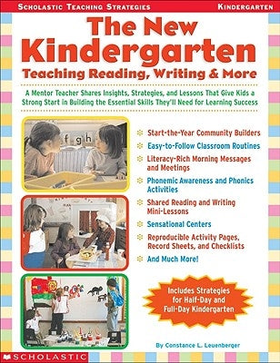 The New Kindergarten: Teaching Reading, Writing & More Paperback Teaching Resources