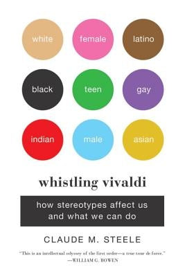 Paperback of "Whistling Vivaldi" by W. W. Norton & Company showing the book cover with title and author details.