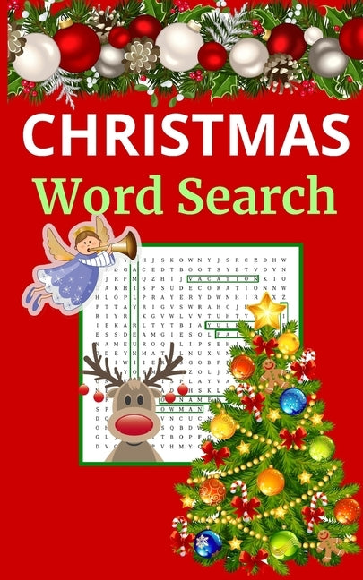 Christmas Word Search: Puzzle Book for Adults and Teens 5x8 Size Paperback Independently Published
