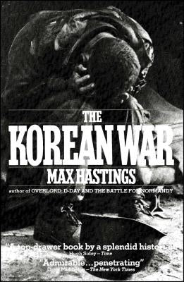 Cover image of "The Korean War" by Simon & Schuster, featuring historical battlefield scenes and military imagery.