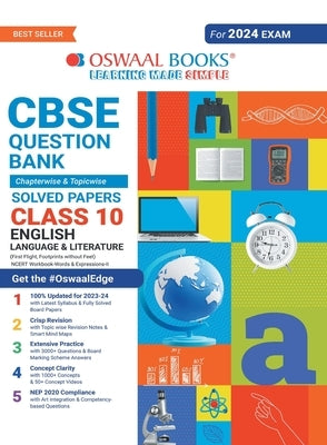 Oswaal CBSE Chapterwise & Topicwise Question Bank Class 10 English Language & Literature Book (For 2023-24 Exam) Paperback Oswaal Books and Learning Pvt Ltd