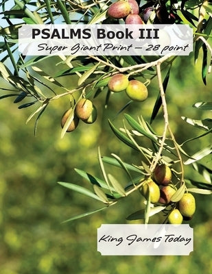 PSALMS Book III, Super Giant Print - 28 point: King James Today by Nafziger, Paula