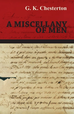 A Miscellany of Men Paperback Baker Press