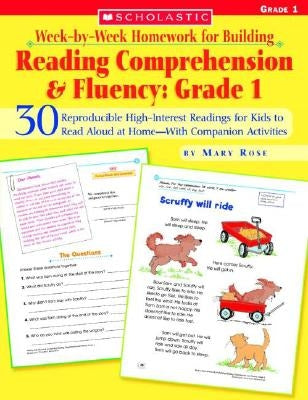 Week-By-Week Homework for Building Reading Comprehension & Fluency: Grade 1: 30 Reproducible High-Interest Readings for Kids to Read Aloud at Home--Wi Paperback Teaching Resources