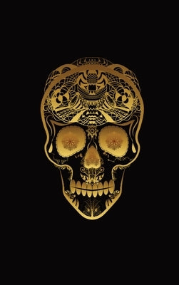 Glowing Golden Sugar Skeleton Skull Diary, Journal, and/or Notebook: Perfect for Fans of Astrology, Dark Magic, Fantasy, Halloween, Occult, Wicca, and by Charles, Mina